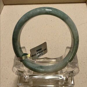 Classic Type A Apple Green Jade Bangle Bracelet